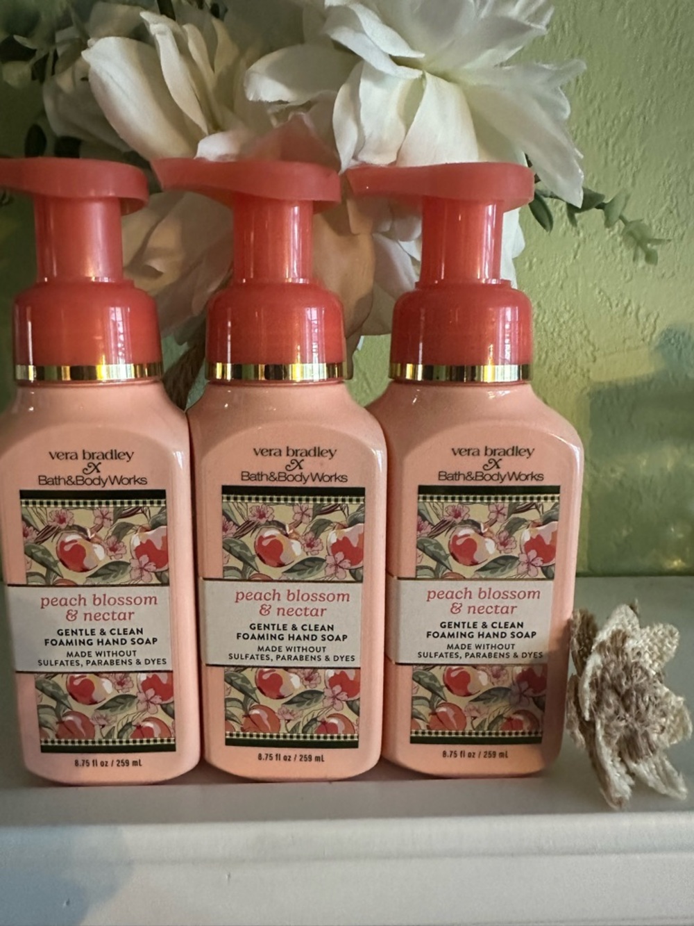 Peach Blossom & Nectar Foaming Hand Soap Bundle (3) Pc
